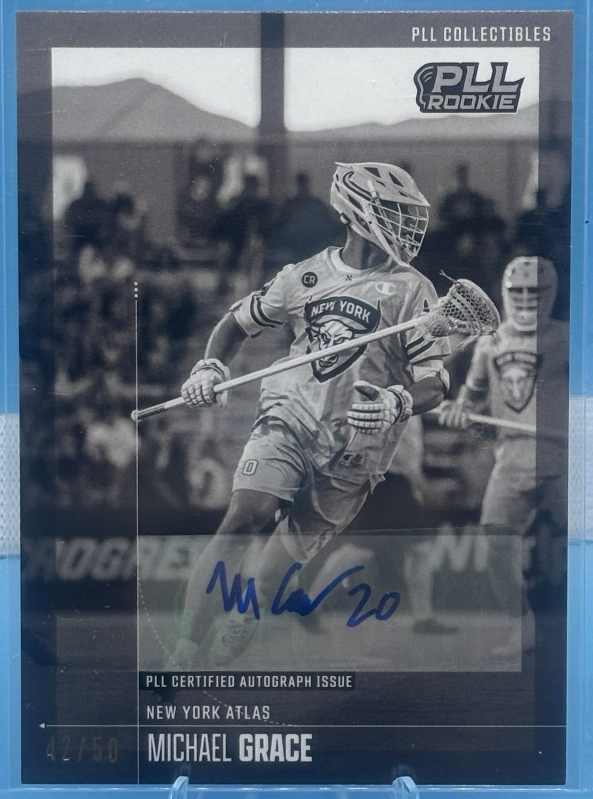 2026 PLL Collectibles – Fieldside II – Michael Grace (RC) Black & White Auto /50