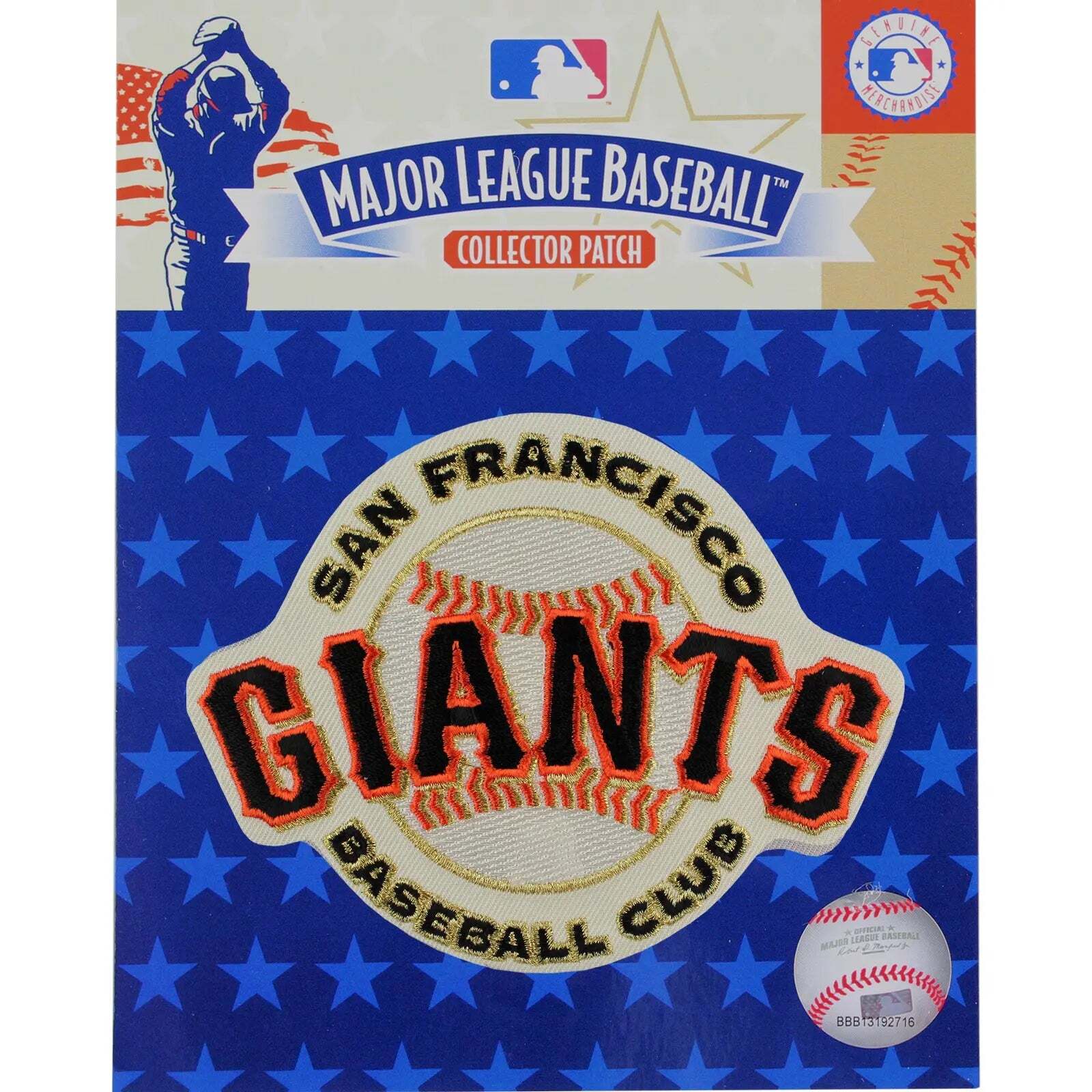 San Francisco Giants Team Home Round Cream Sleeve Emblem Patch Jersey MLB Logo