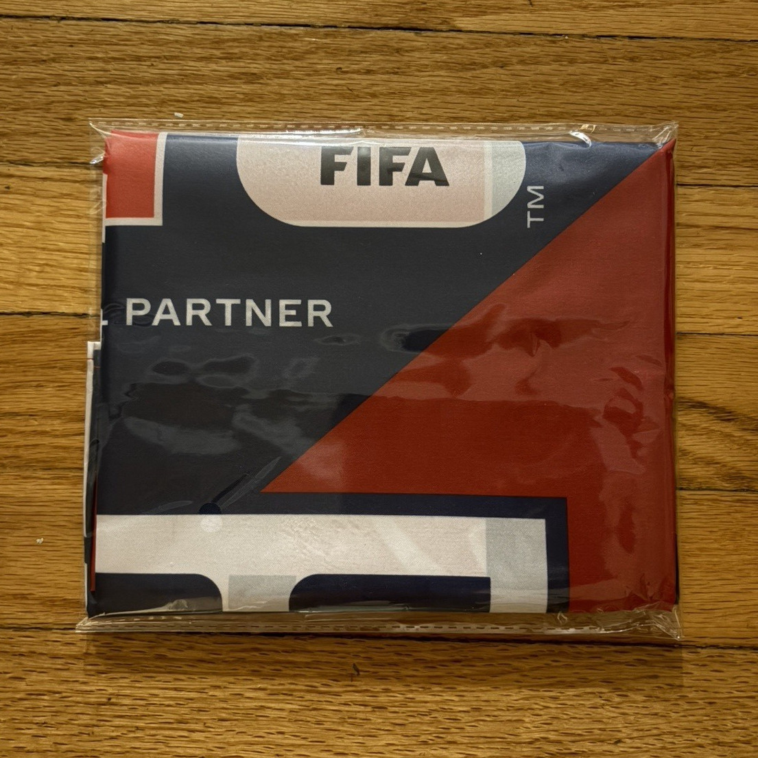 FIFA Partner Soccer Souvenir Flag/Banner Banner Item Red Blue White