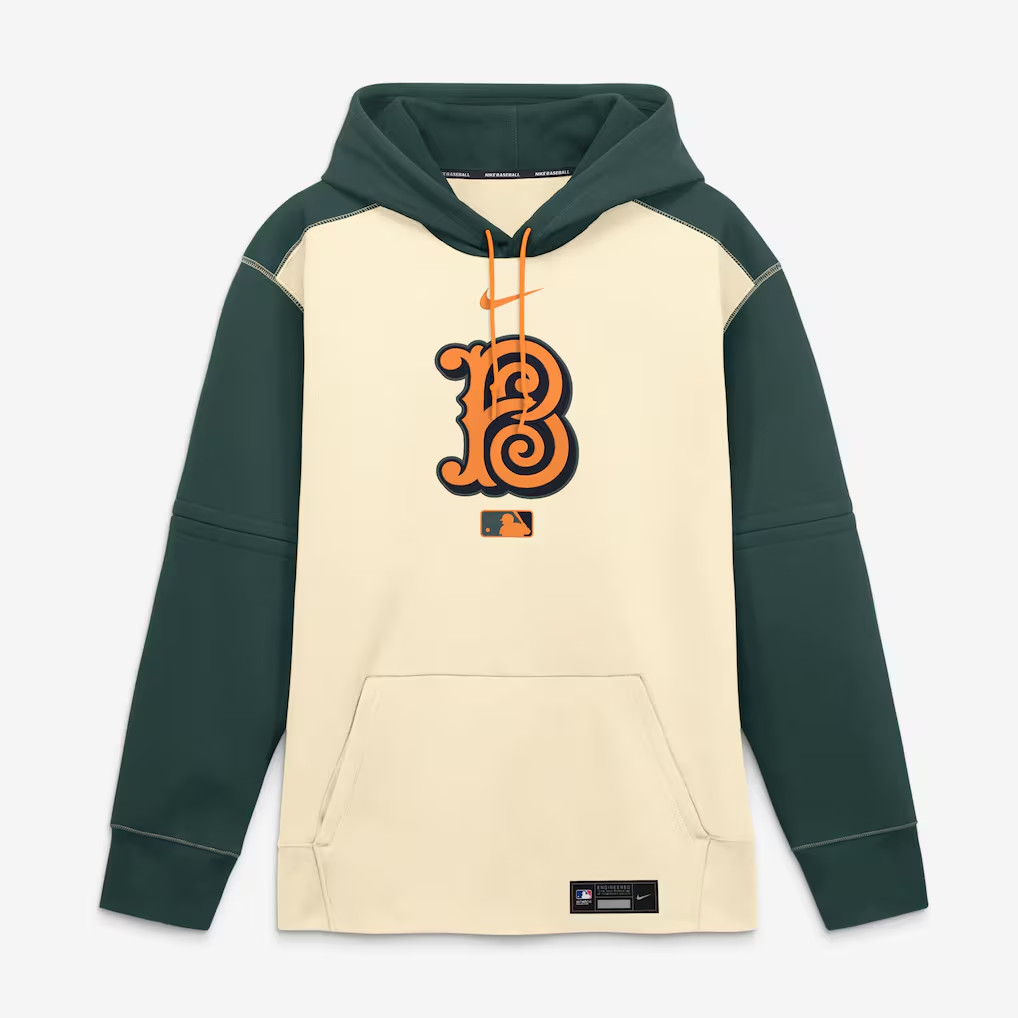 Baltimore Orioles Nike Authentic Collection City Connect Therma-FIT Hoodie BMORE