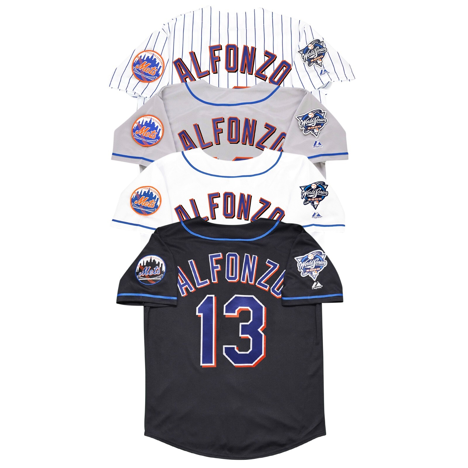 Edgar Alfonzo New York Mets 2000 World Series (Home/Road/Alt) Men’s Jersey