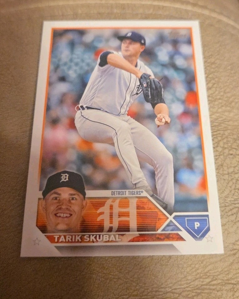 Tarik Skubal 2023 Topps Baseball card Series One Base #74 Detroit Tigers