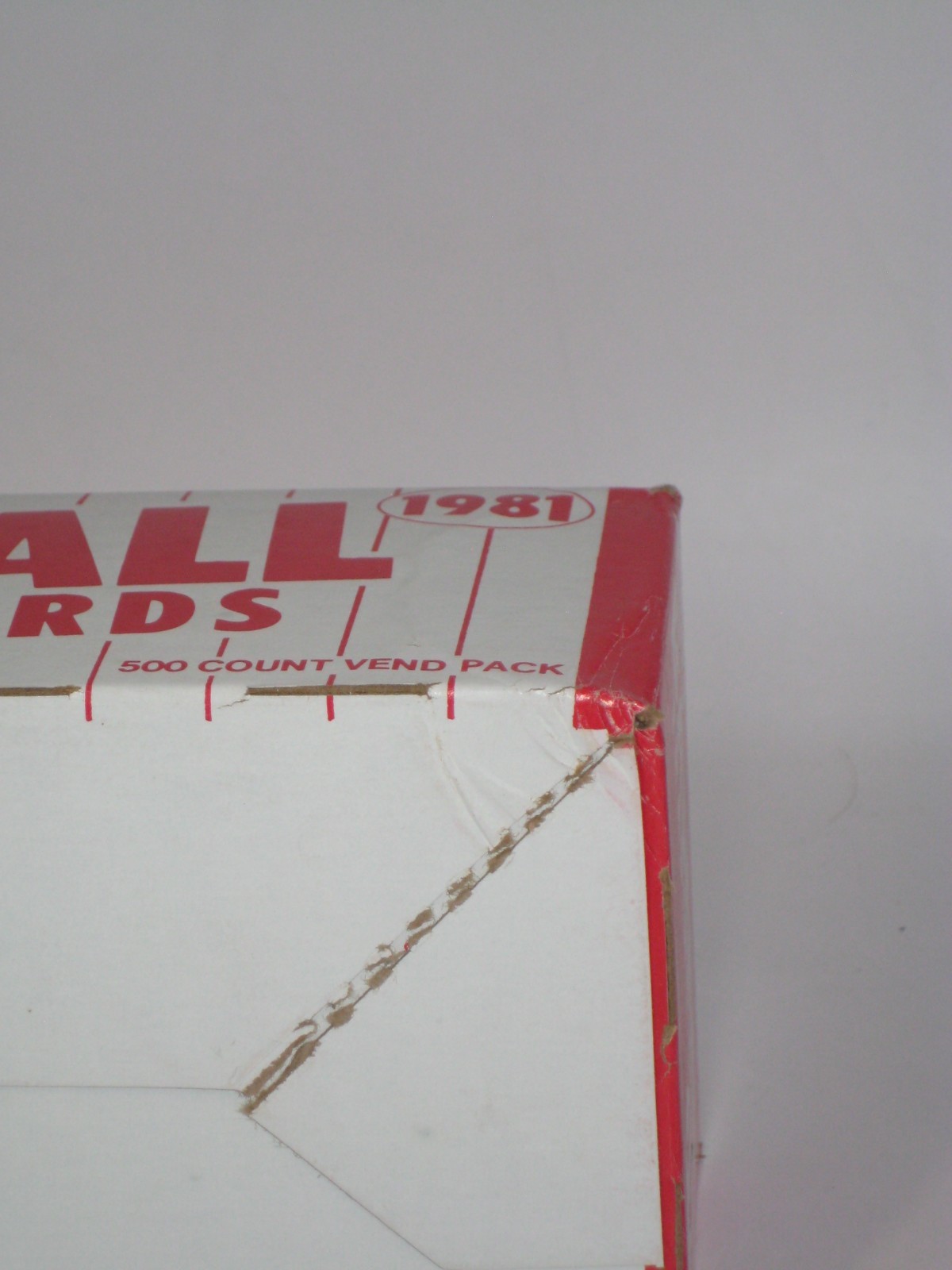 1981 FLEER BASEBALL VENDING BOXES 1-4, 500 COUNT EACH- RARE FREE SHIPPING!
