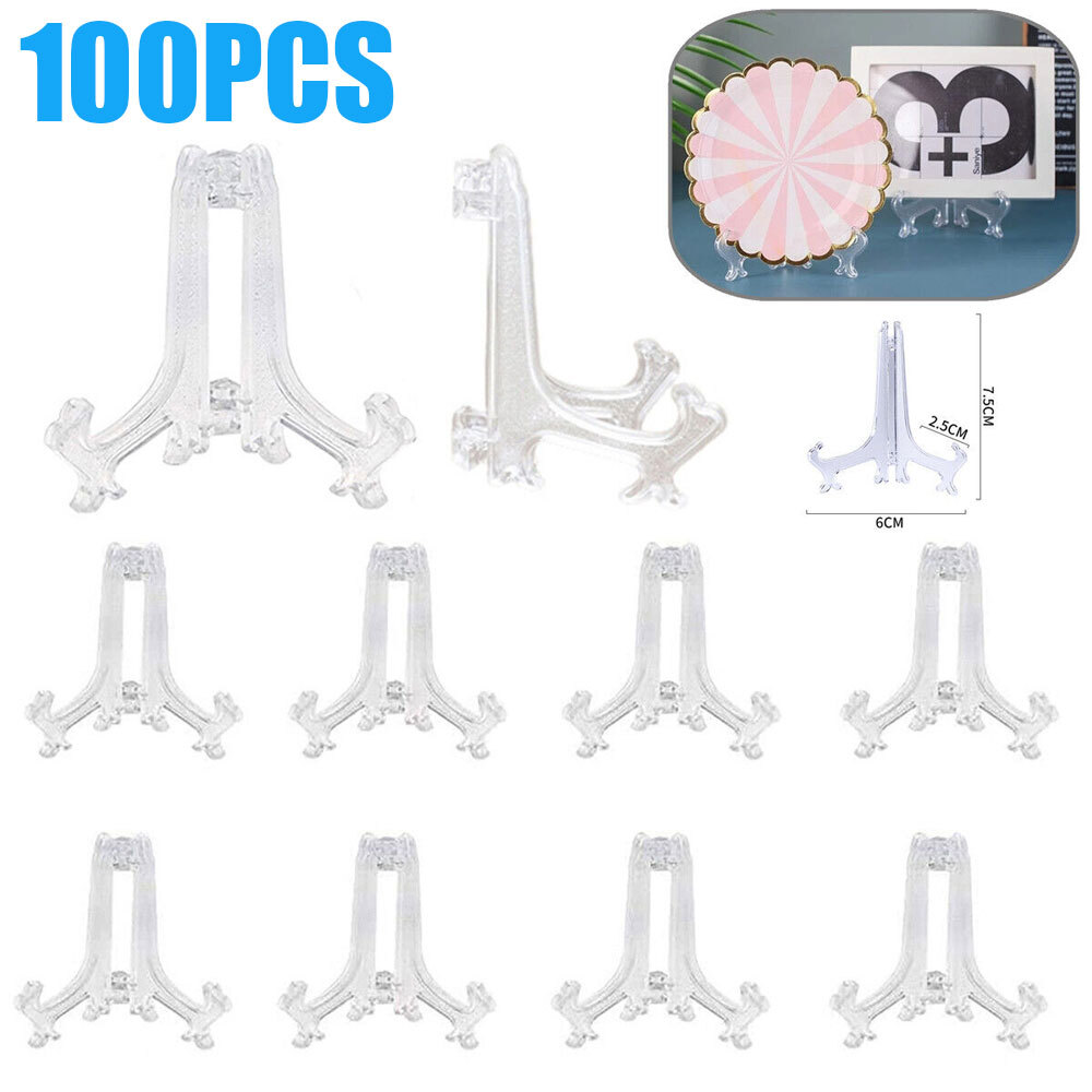 100PCS Card Stand Trading Card Stands Baseball Display Stand Holder 3″ US NEW