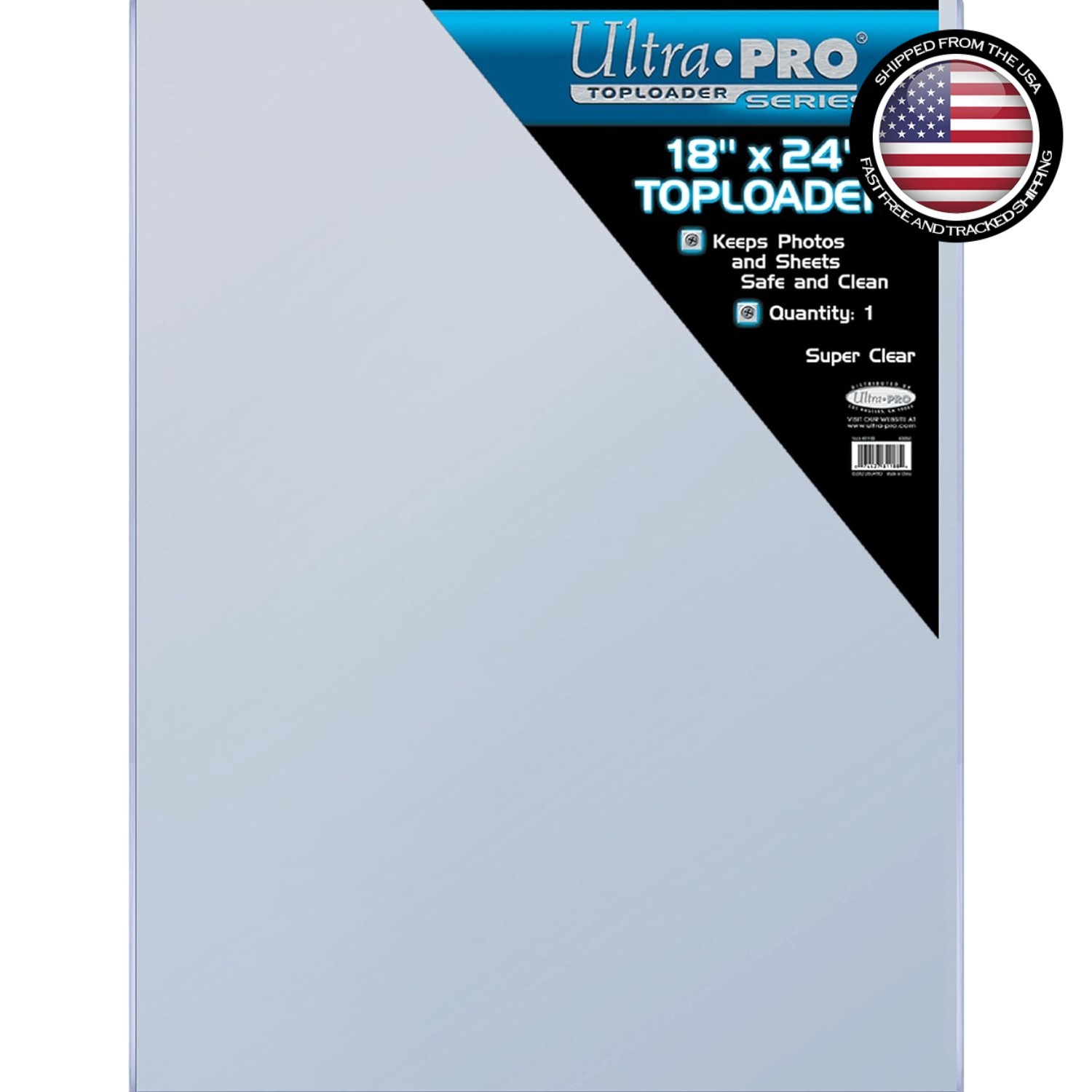 Plastic Toploader 18 X 24 Inches Clear Rigid PVC Sheet Protector Magazine