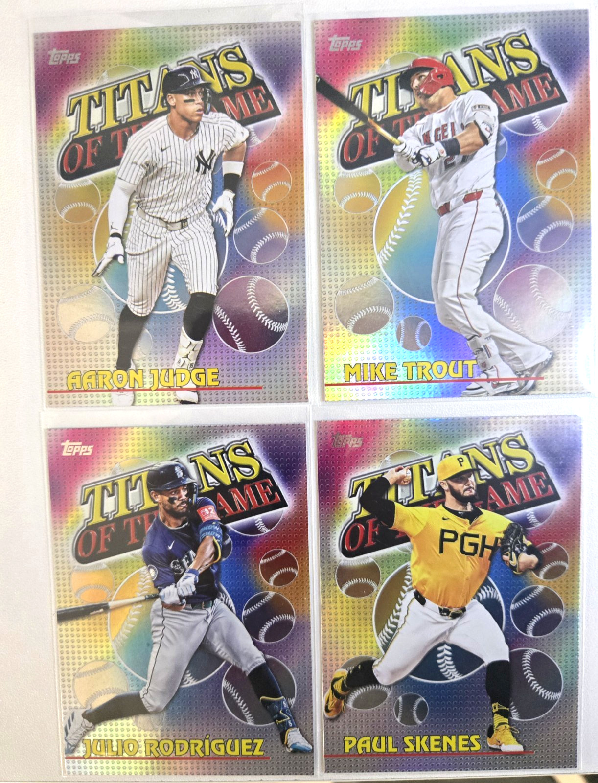 2026 Topps Series 1 Titans of the Game #TOG-1 – TOG-20 YOU PICK Judge Skenes