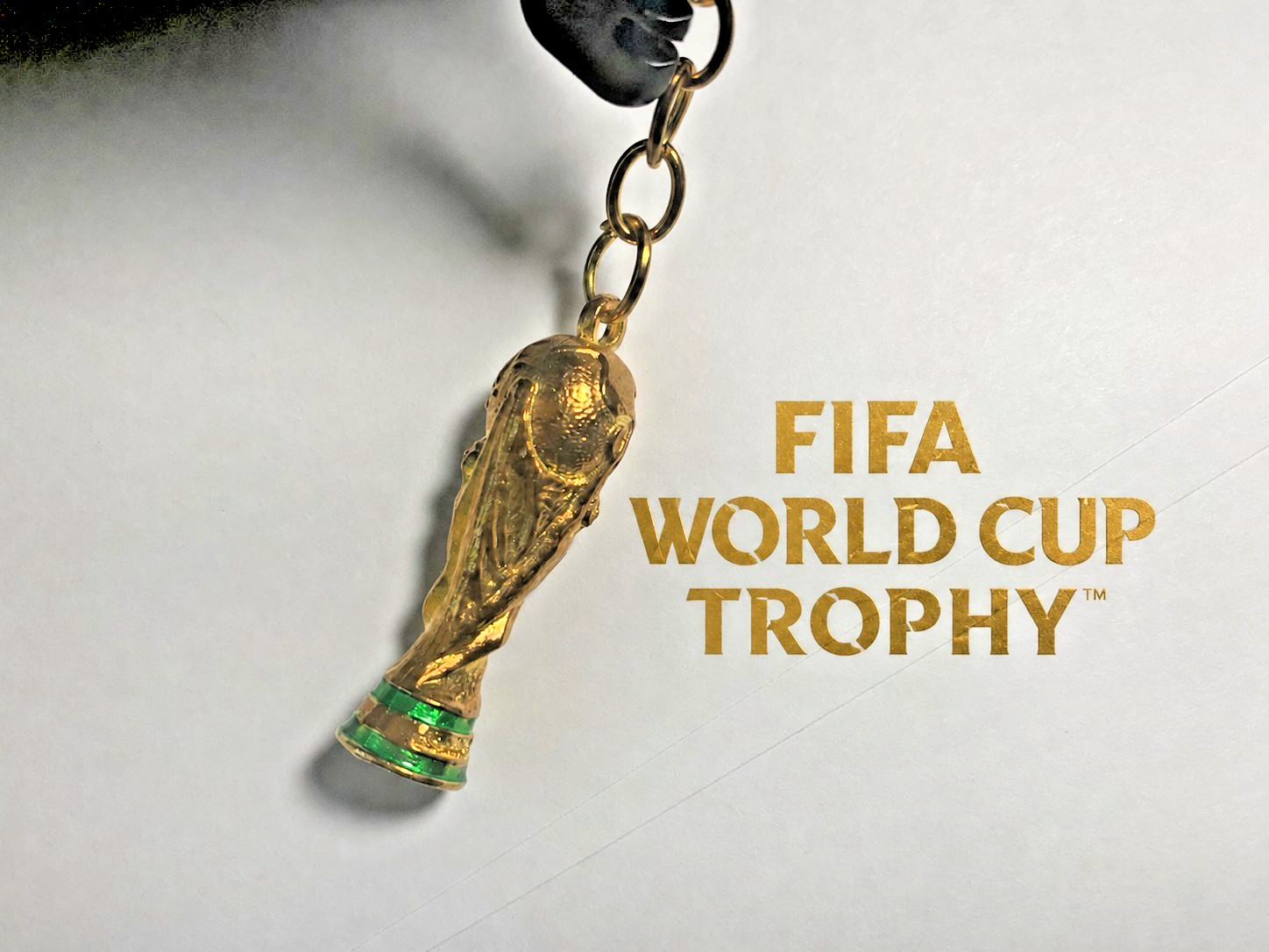 Official FIFA World Cup 2026 TROPHY Keychain Charm Collectible