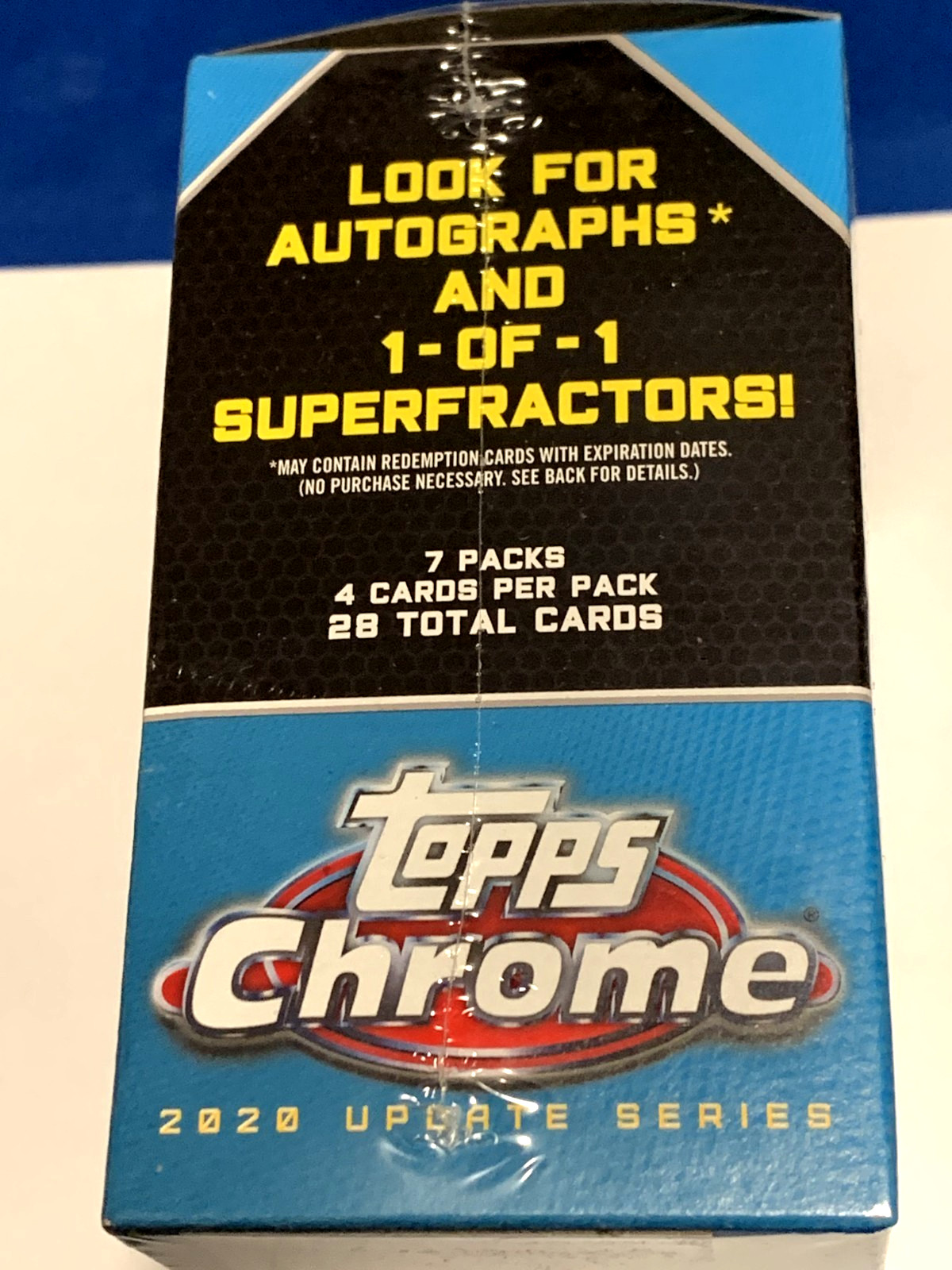 2020 Topps Chrome Update Series MLB Baseball Mega Box, New Factory Sealed Top RC