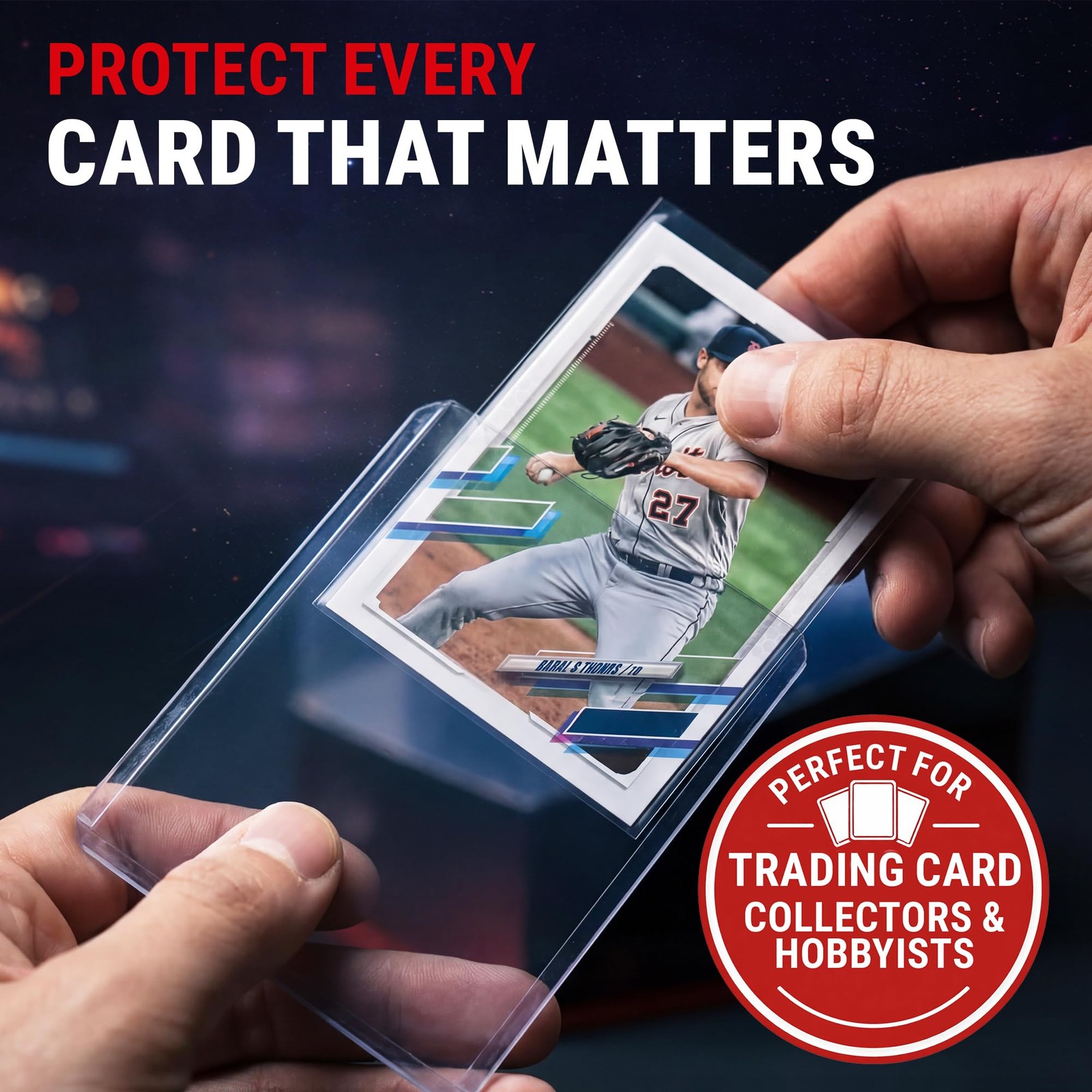 Ultra PRO 3 x 4 Clear Regular TopLoaders For Cards With Card Sleeves Bundle