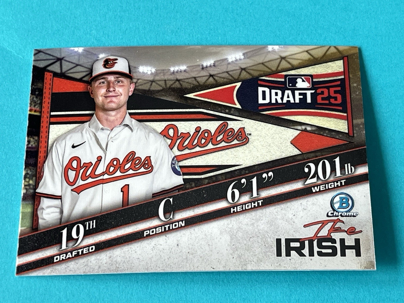 2025 Bowman Draft IKE IRISH Bowman Draft Night #BDN-6 Baltimore Orioles Qty Avai