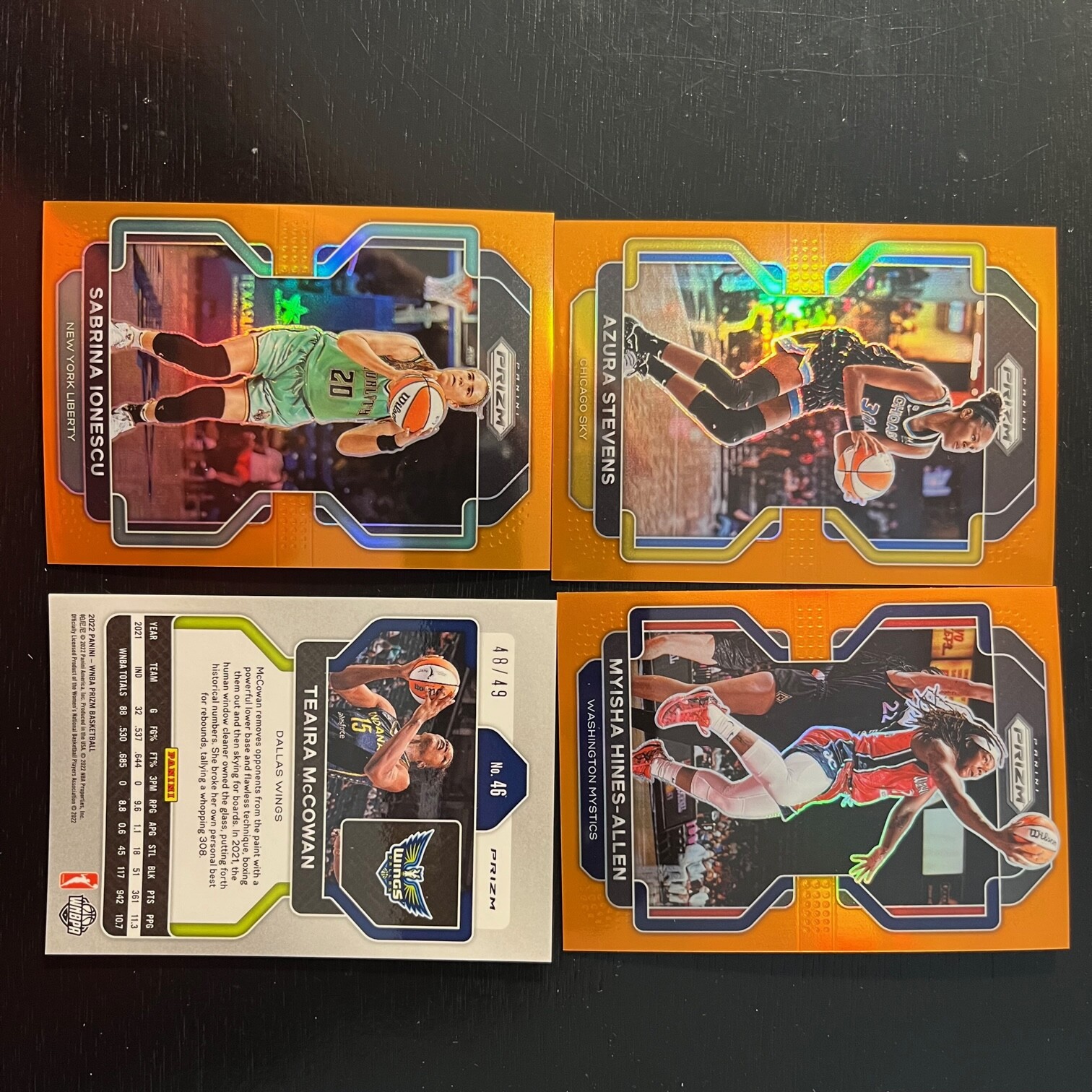 2022 Panini Prizm WNBA Orange Prizms #/49 You Pick Restocked!