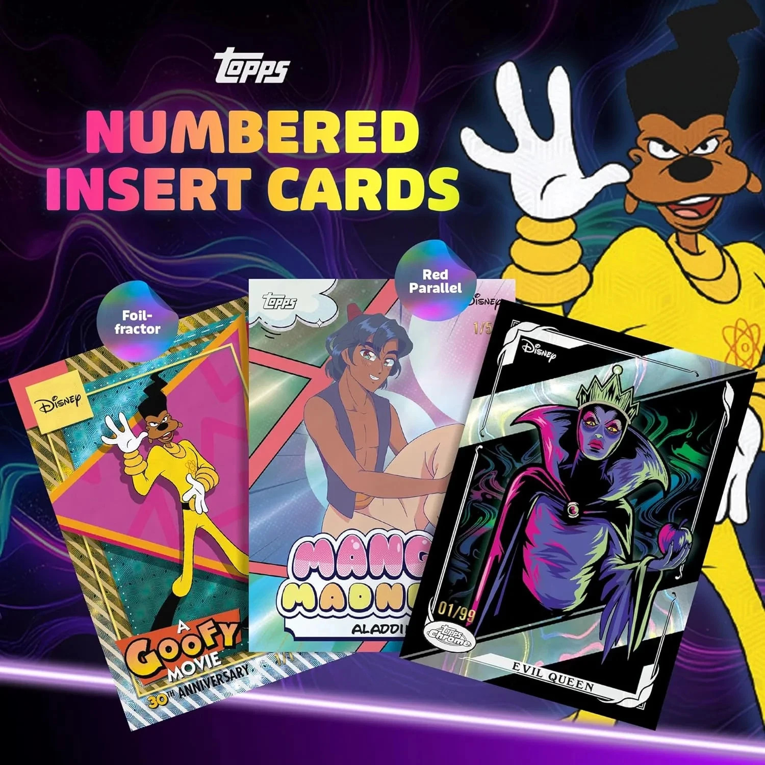 2026 Topps Disney Neon – Blaster Box (35 Cards)