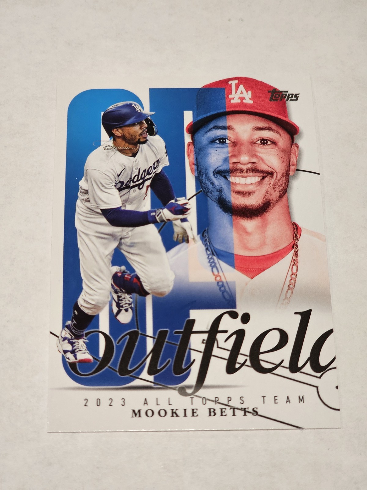 2024 Topps Series 1 2023 All Topps Team Blue #ATT-3 Mookie Betts