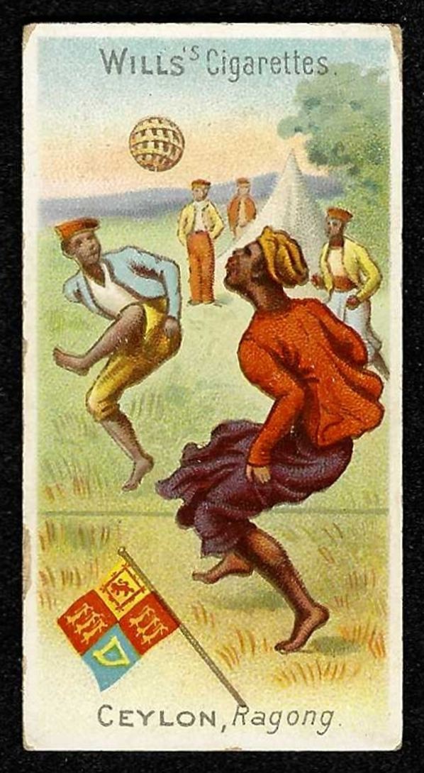 1900 CEYLON, RAGONG W.D. & H.O. Wills Sports Of All Nations TRAVELLER #41