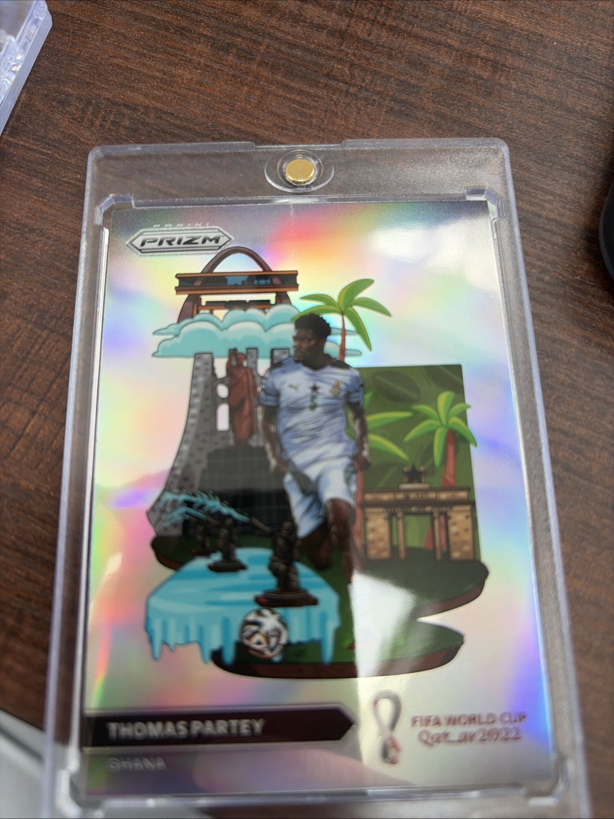 2022 Panini Prizm World Cup Landmark Thomas Partey Case HIT SP SSP – 2 Available