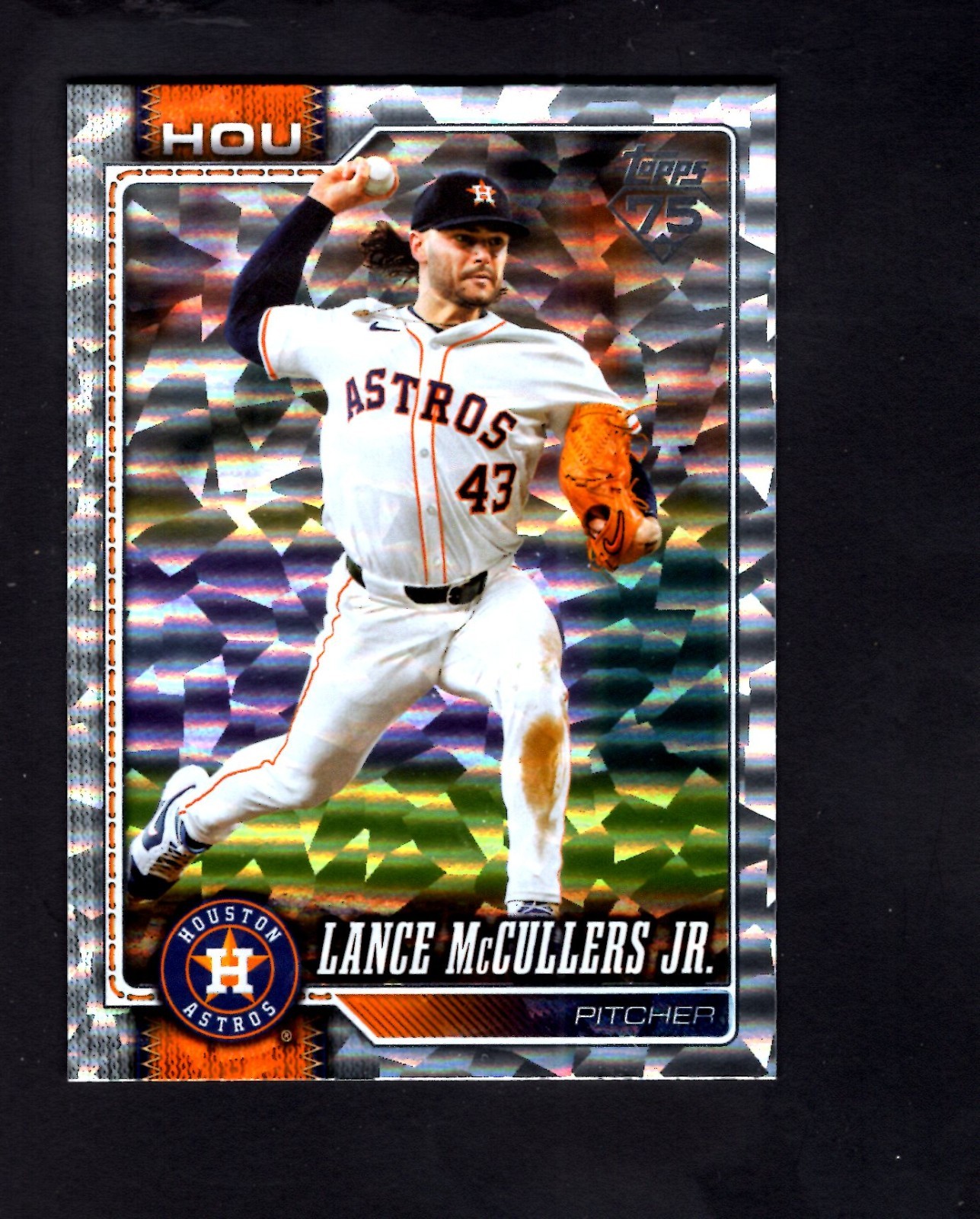 2026 Topps Series 2 Silver Crackle Foil Card #556 – Lance McCullers Astros