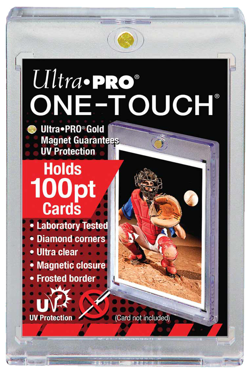 1 Ultra Pro 100pt One Touch Magnetic UV Card Holder Display Storage Case