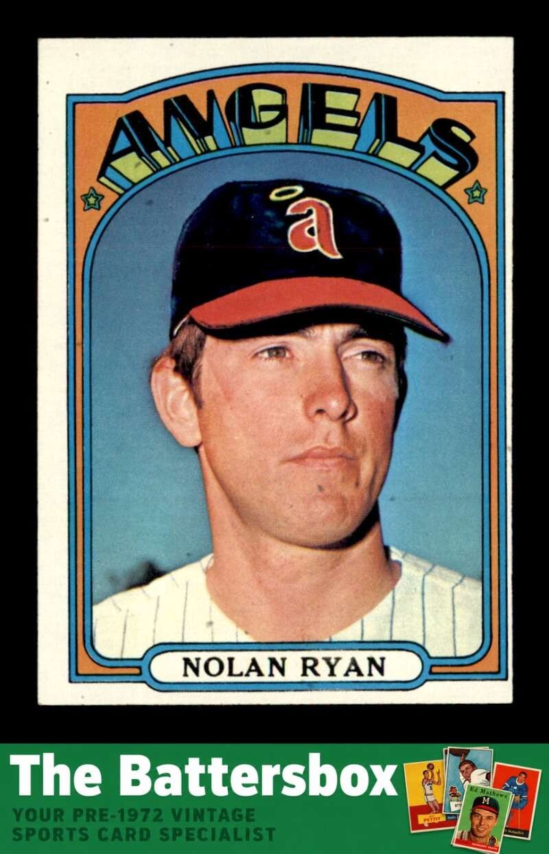 1972 Topps #595 Nolan Ryan EX+ X3731898