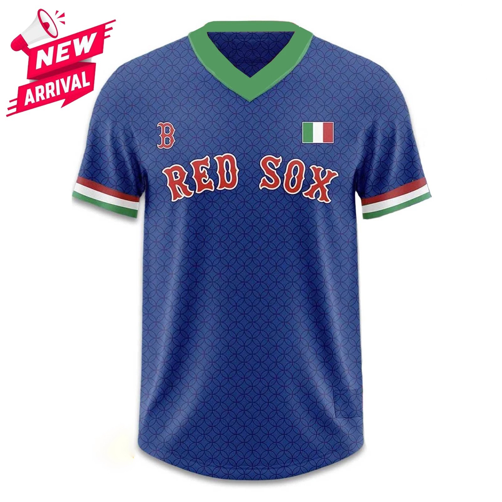 New! Red Sox Italian Celebration Giveaway Jersey – All Size