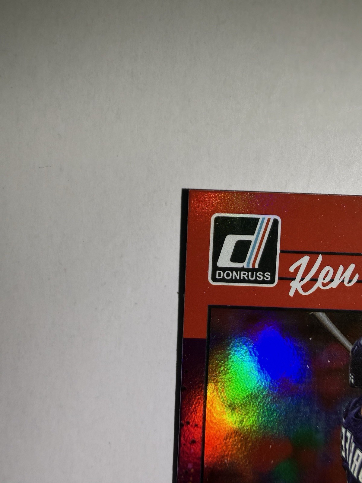 2023 Panini Donruss – Retro 1990 Variation Ken Griffey Jr #260 Holo Purple HOF