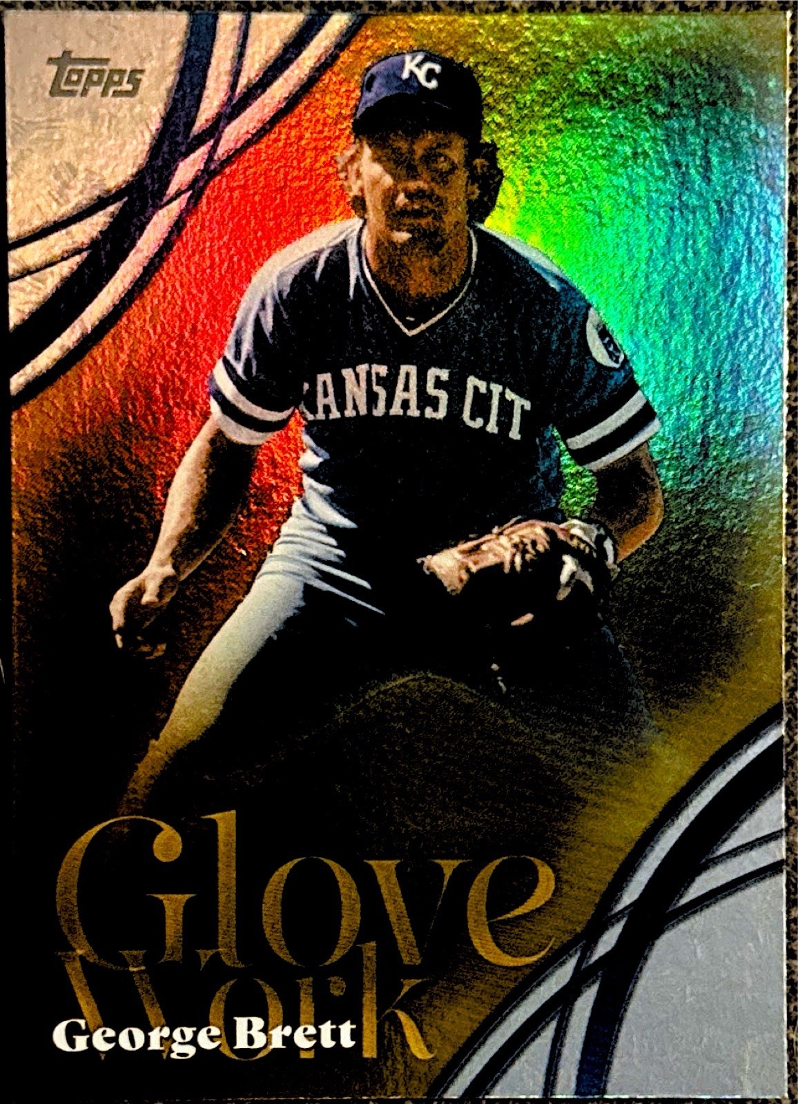 2026 Topps Series 2 George Brett Glove Work Foil
