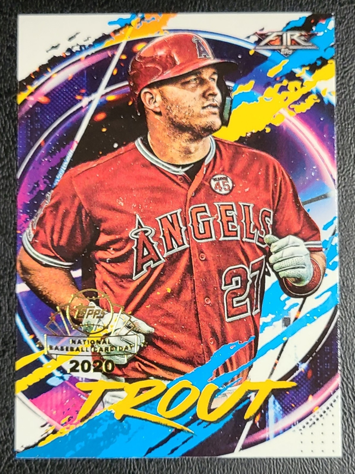 2020 Topps Fire Preview Mike Trout #FP-2