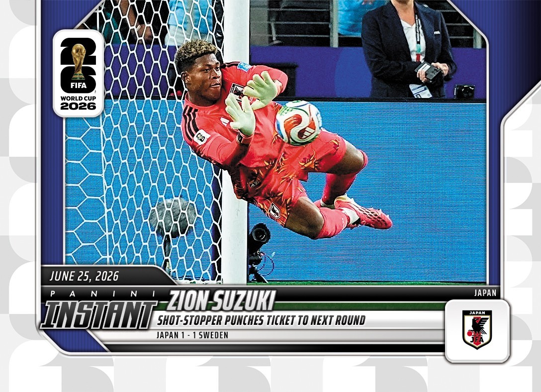 2026 Panini Instant FIFA World Cup #132 Zion Suzuki Japan PRESALE