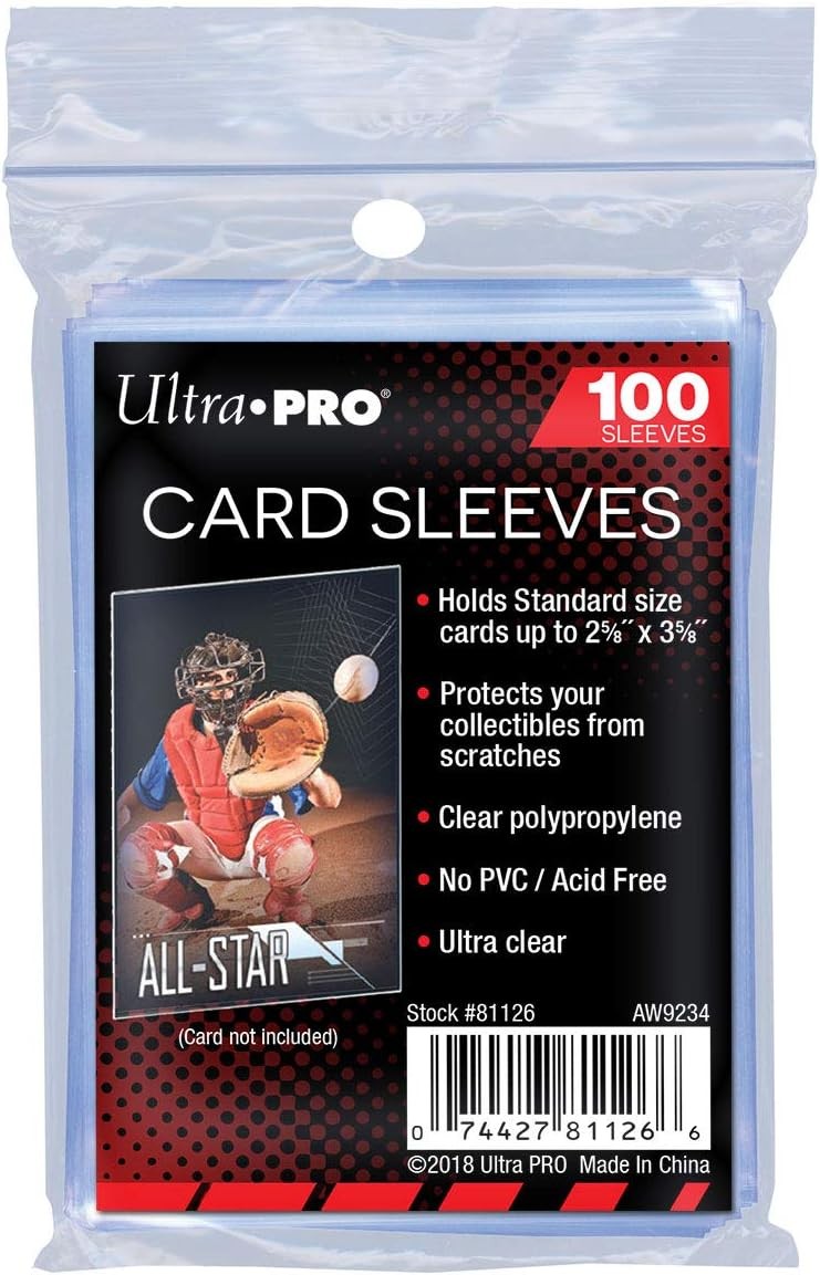 Ultra PRO – Penny Sleeves® Clear Soft Card Sleeves 100ct. 2.5″ x 3.5″, Protect