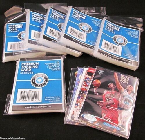 10000 CSP Premium SOFT PENNY REGULAR CARD SLEEVES, fits inside 3×4 TOPOADERS