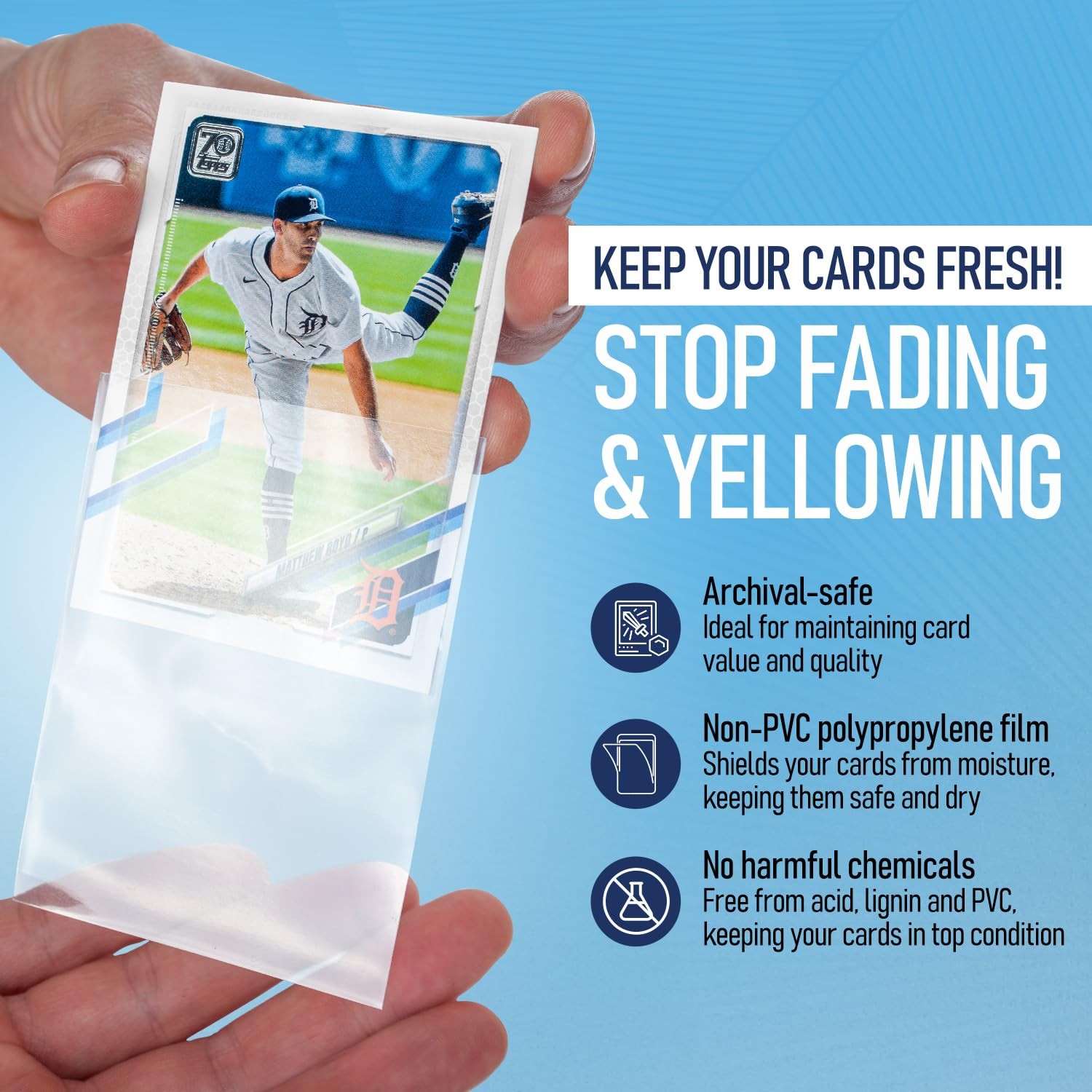 Ultra Clear Baseball & Trading Card Sleeves – Standard & Thick Protection