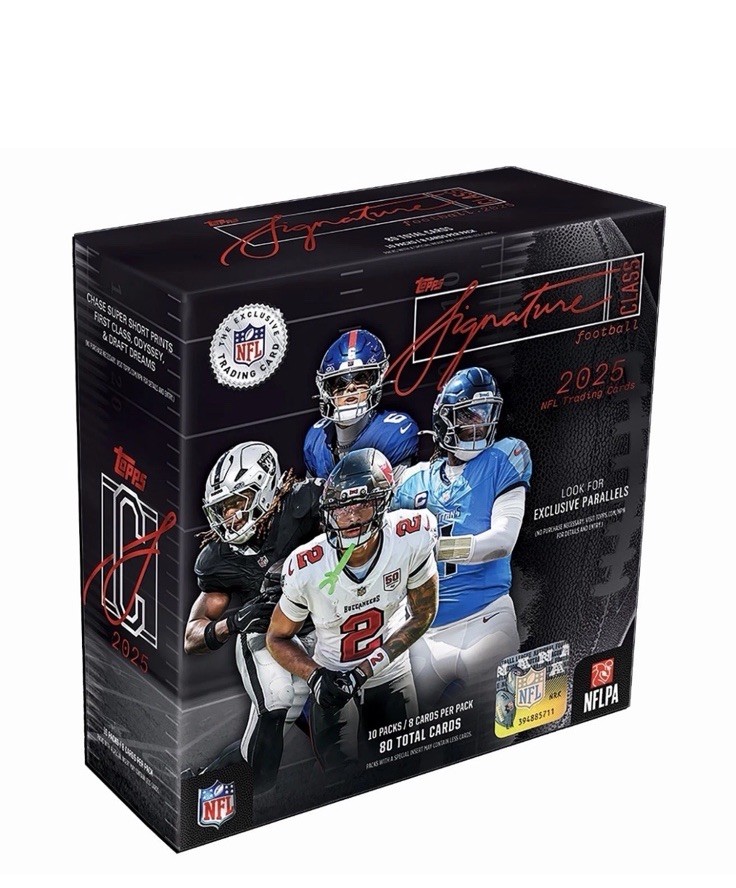 2025 Topps Signature Class Football Mega Box! Sealed. In Hand!! Minty!!!