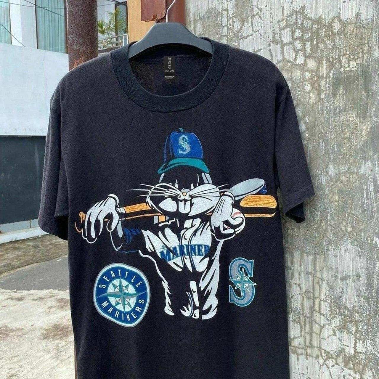 Seattle Mariners Bugs Bunny baseball tee sports shirt AN68373
