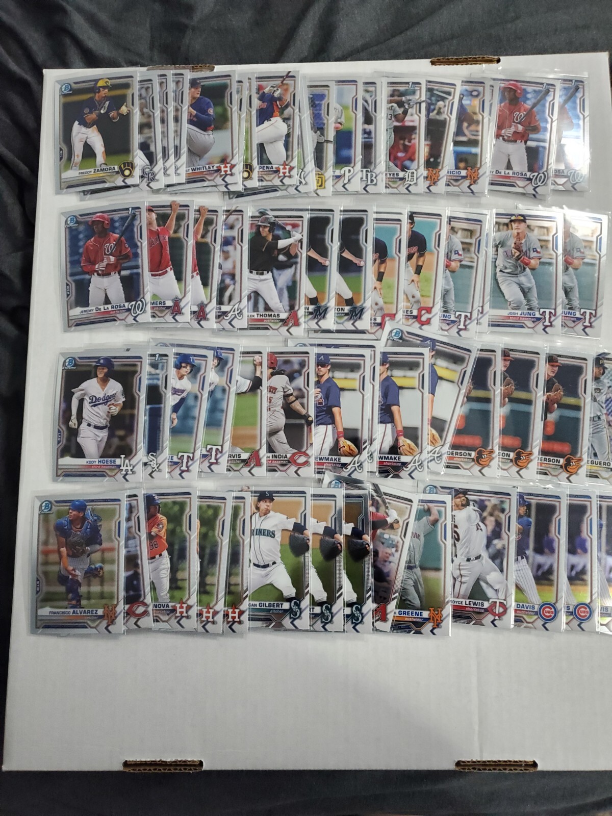 2021 Bowman Chome Baseball Prospects, Rookies, & Veterns Complete your Set