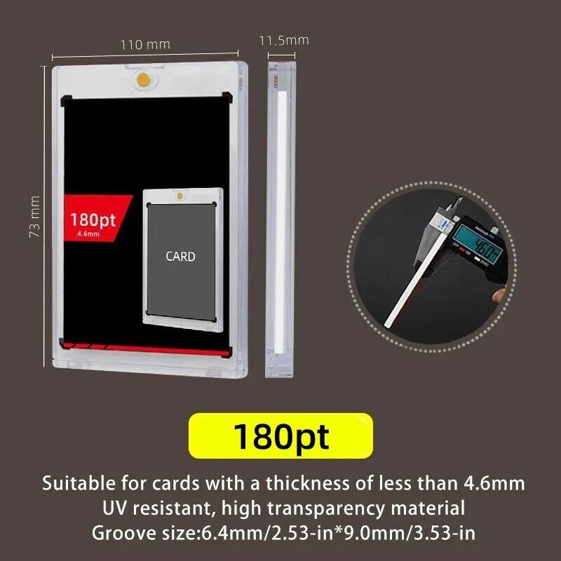 Magnetic Card Holders One Touch 5Pack/25Pack For Trading Card 35 100 130 180Pt