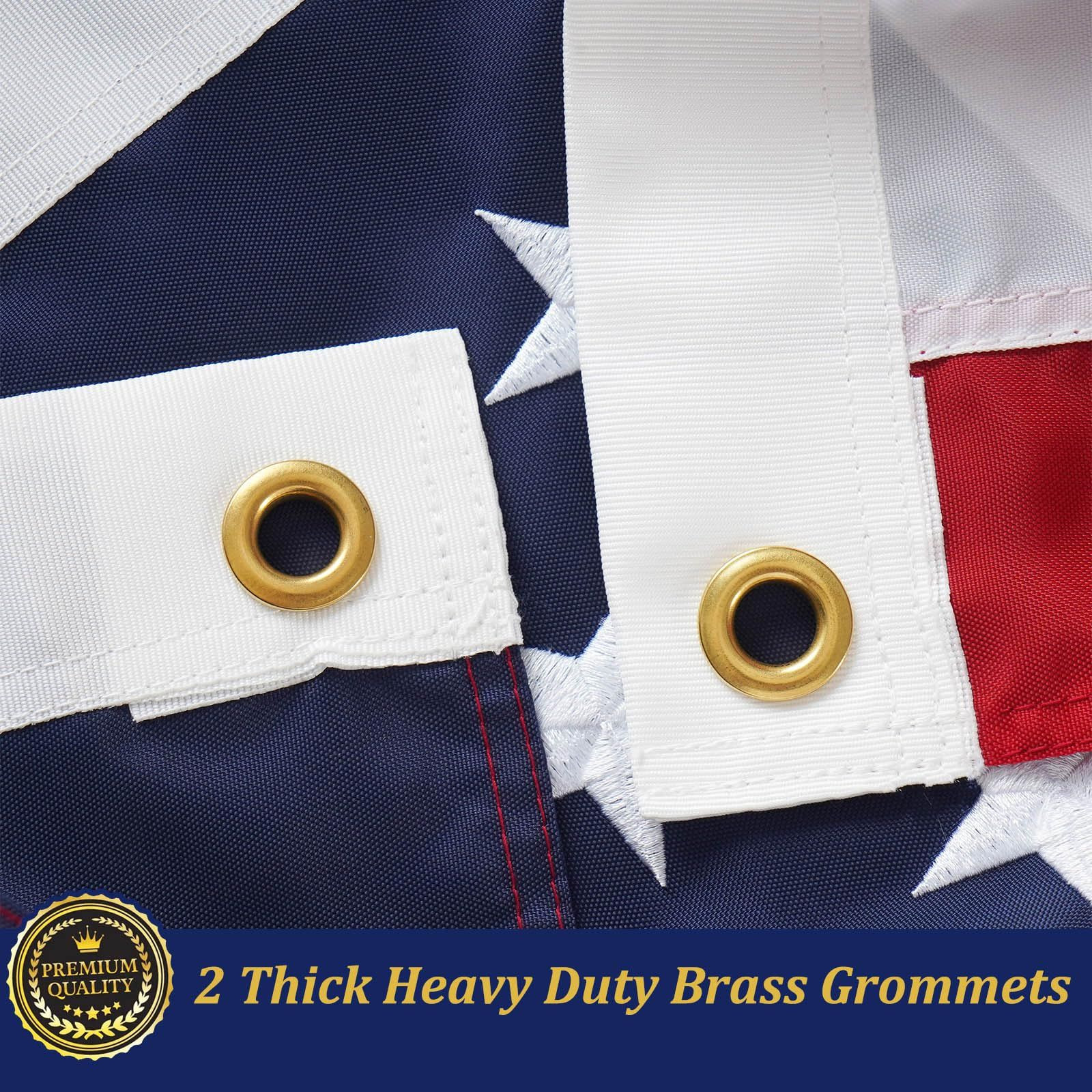 TOPFLAGS American Flag for Outside 3×5 3×5, 3 by 5 foot