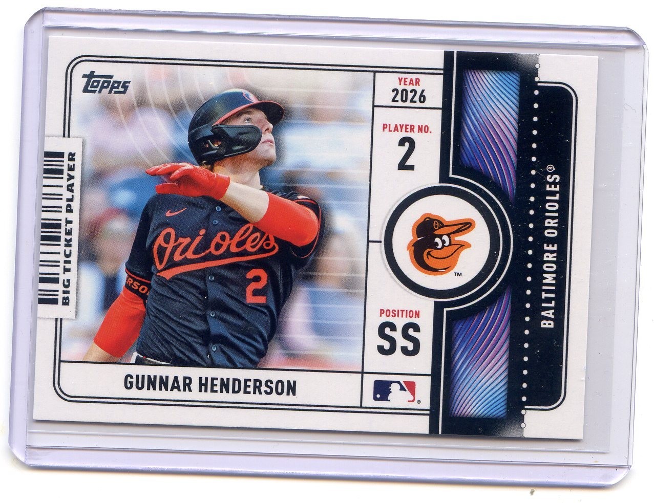 2026 Topps Series 1 Big Ticket Players #BTP-4 Gunnar Henderson, Baltimore Oriole