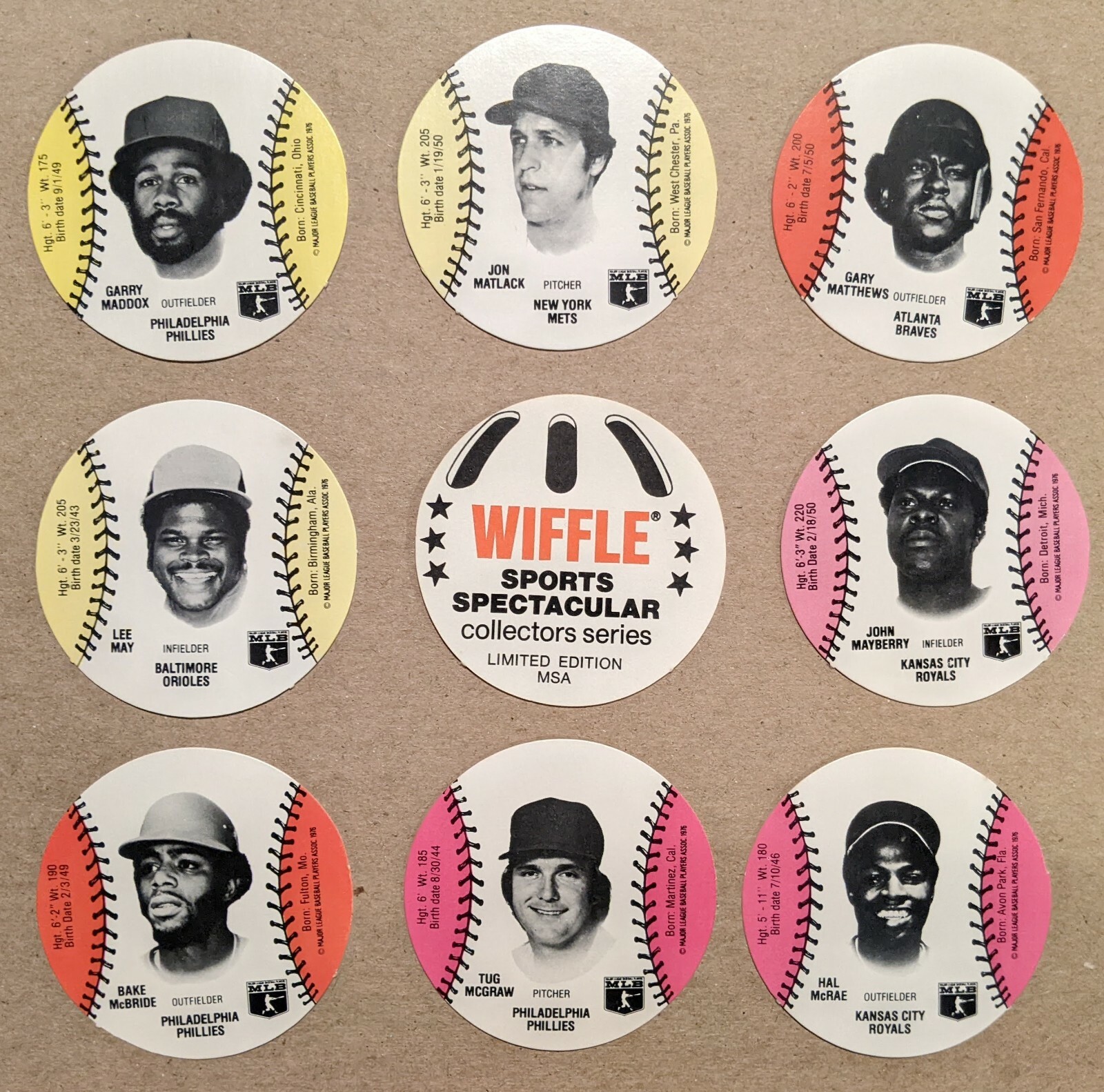U Pick 1976 MSA Discs – Wiffle Crane Orbaker’s Isaly’s Dairy Isle – Near Mint