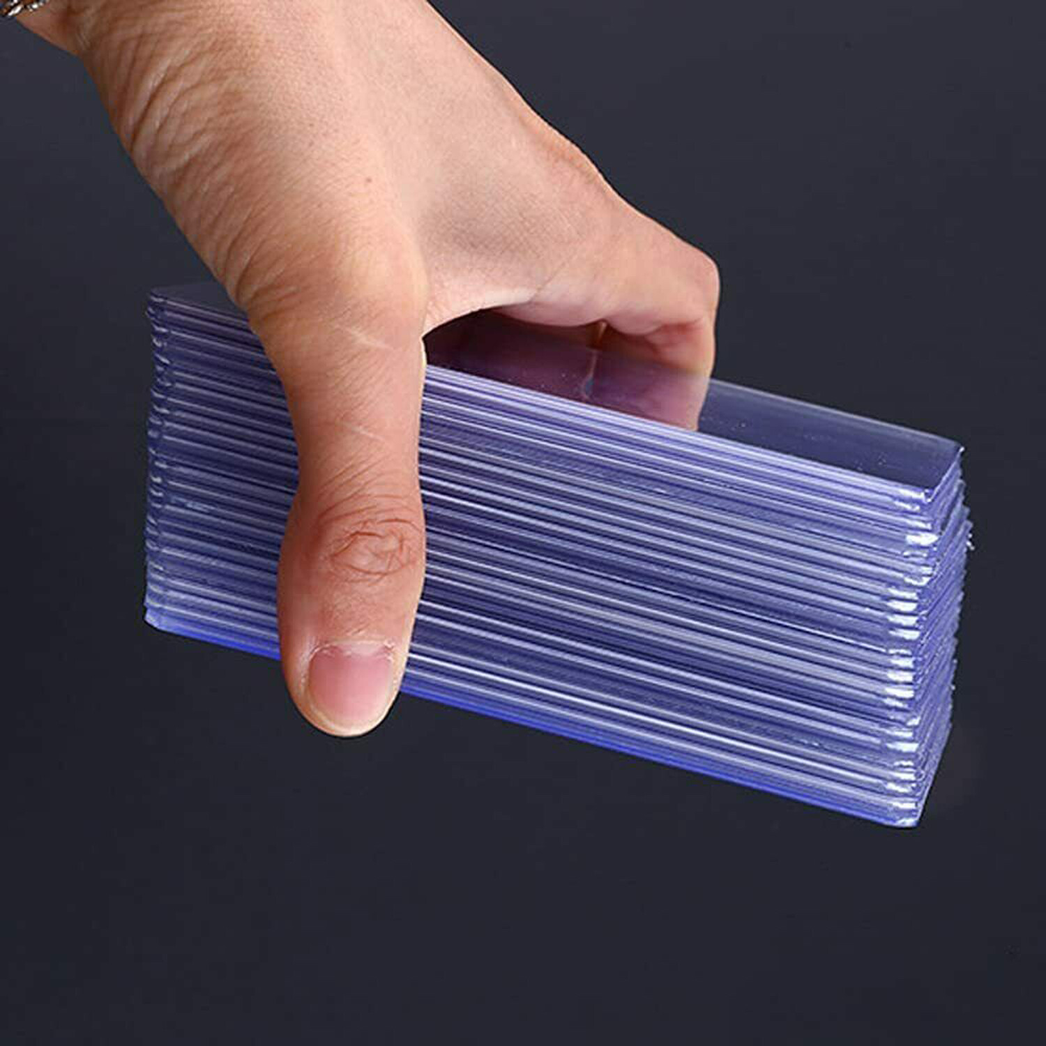 Hexville Toploaders Top Loader Card Sleeves for Sports/Trading – 3x4in 25/Pack