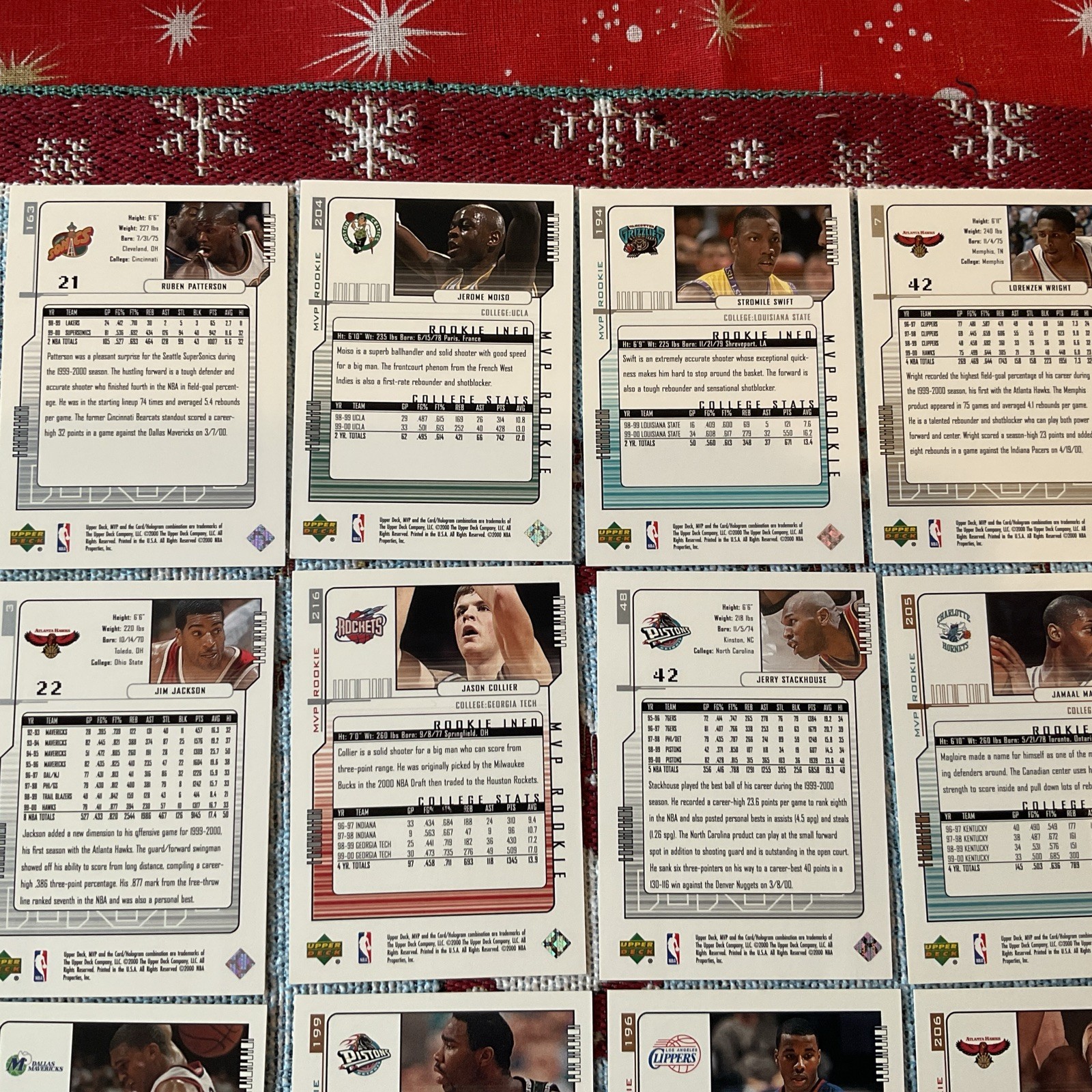 1999-00 Upper Deck MVP SILVER SCRIPT AND REG Basketball Lot Of 12 SEE List.
