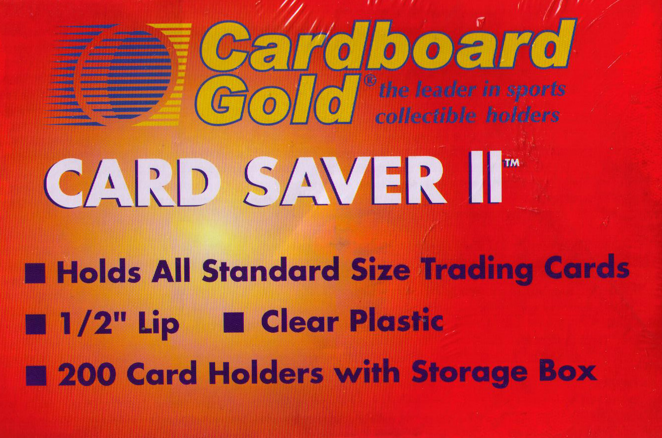 CBG 4,000 4000 ct Card Saver II 2 Semi Rigid Sports Card Holder – New Improved