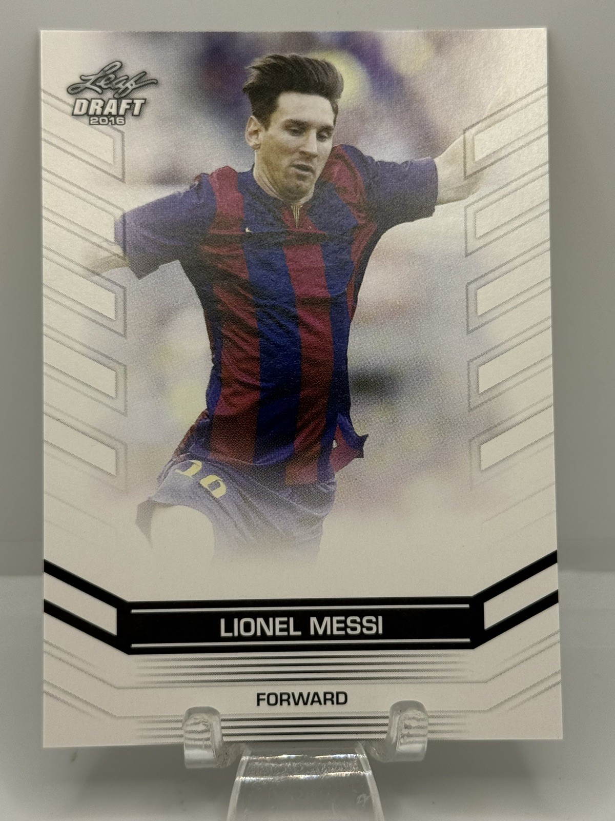 LIONEL MESSI BARCELONA 2016 LEAF DRAFT MINT #17 SOCCER CARD