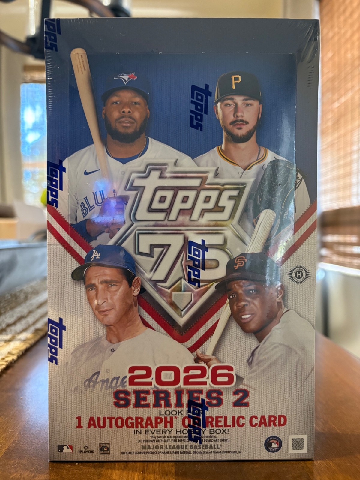 2026 Topps Series 2 MLB Hobby Box Factory Sealed 1 Auto or Relic