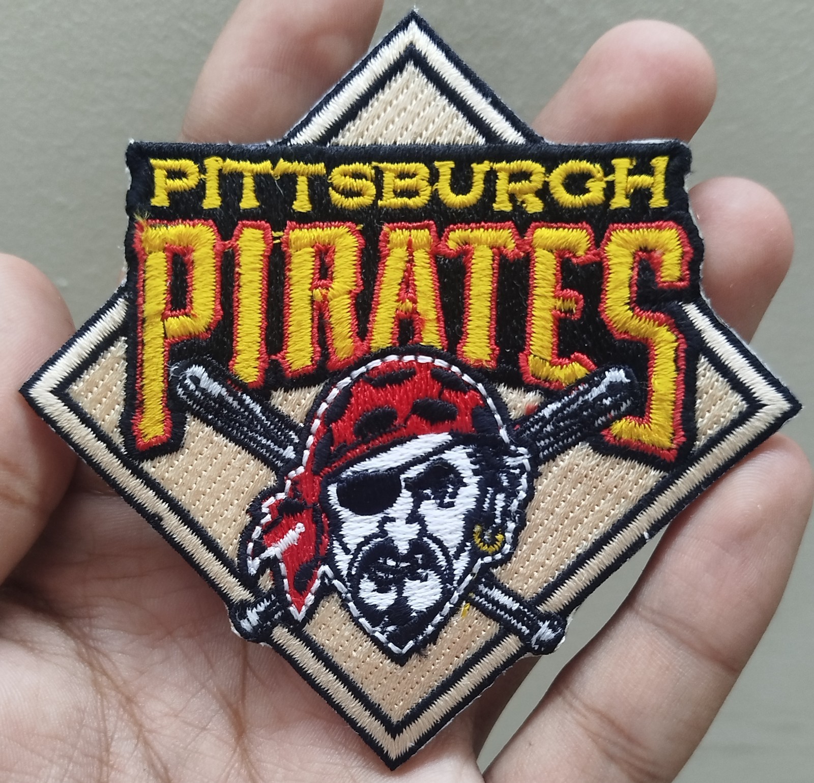 Pittsburgh Pirates MLB Baseball Team Logo Iron On patch-Sew Patch-Embroidered