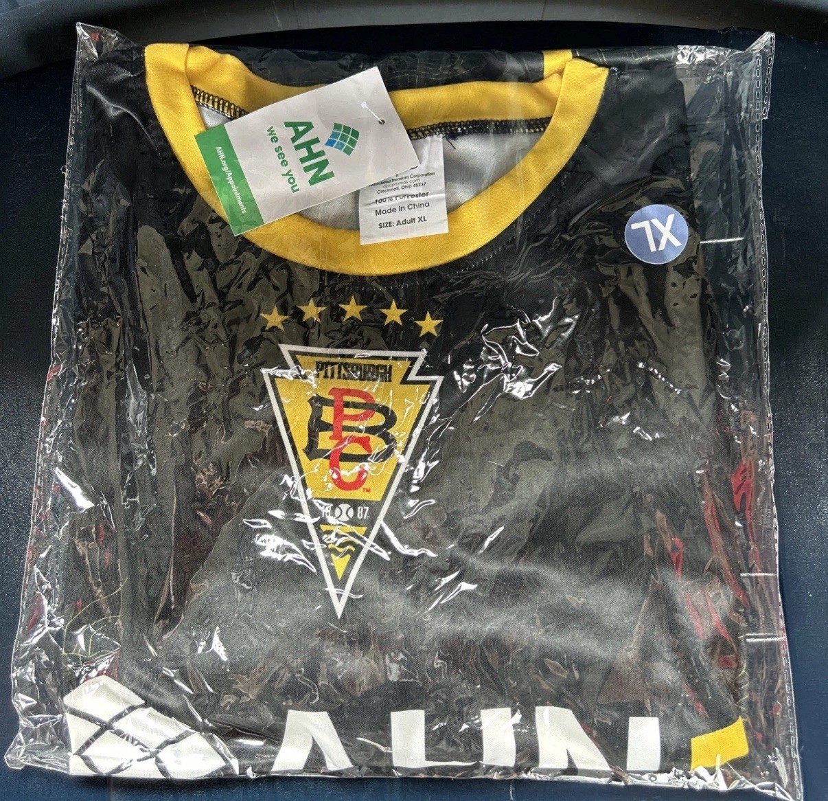 Pittsburgh Pirates SGA Soccer Jersey Adult XL 6/27 Game Riverhounds SGA NEW