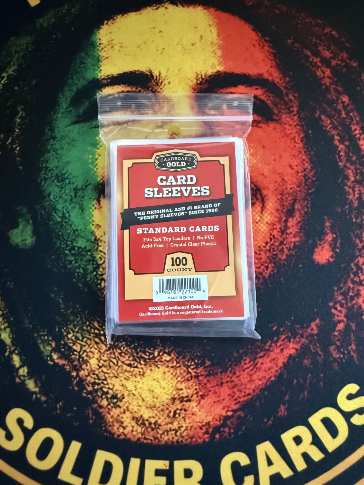 Cardboard Gold Standard Card “penny” Sleeves 50 packs, 5000 sleeves