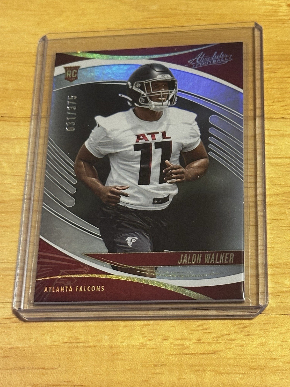 2025 Panini Absolute Jalon Walker Spectrum RC 31/375 #134