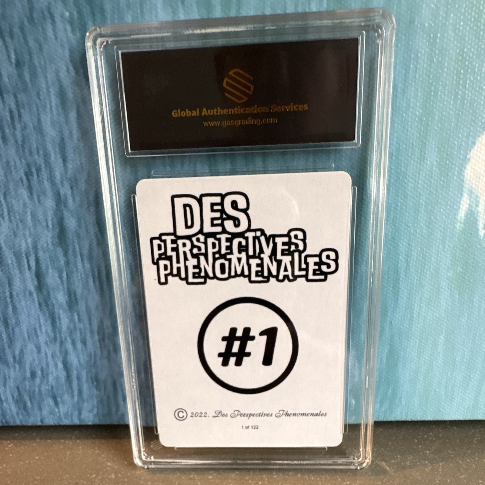 2022 Des Perspectives Phenomenales Black Victor Wembanyama #1 /122 GAS 9.5