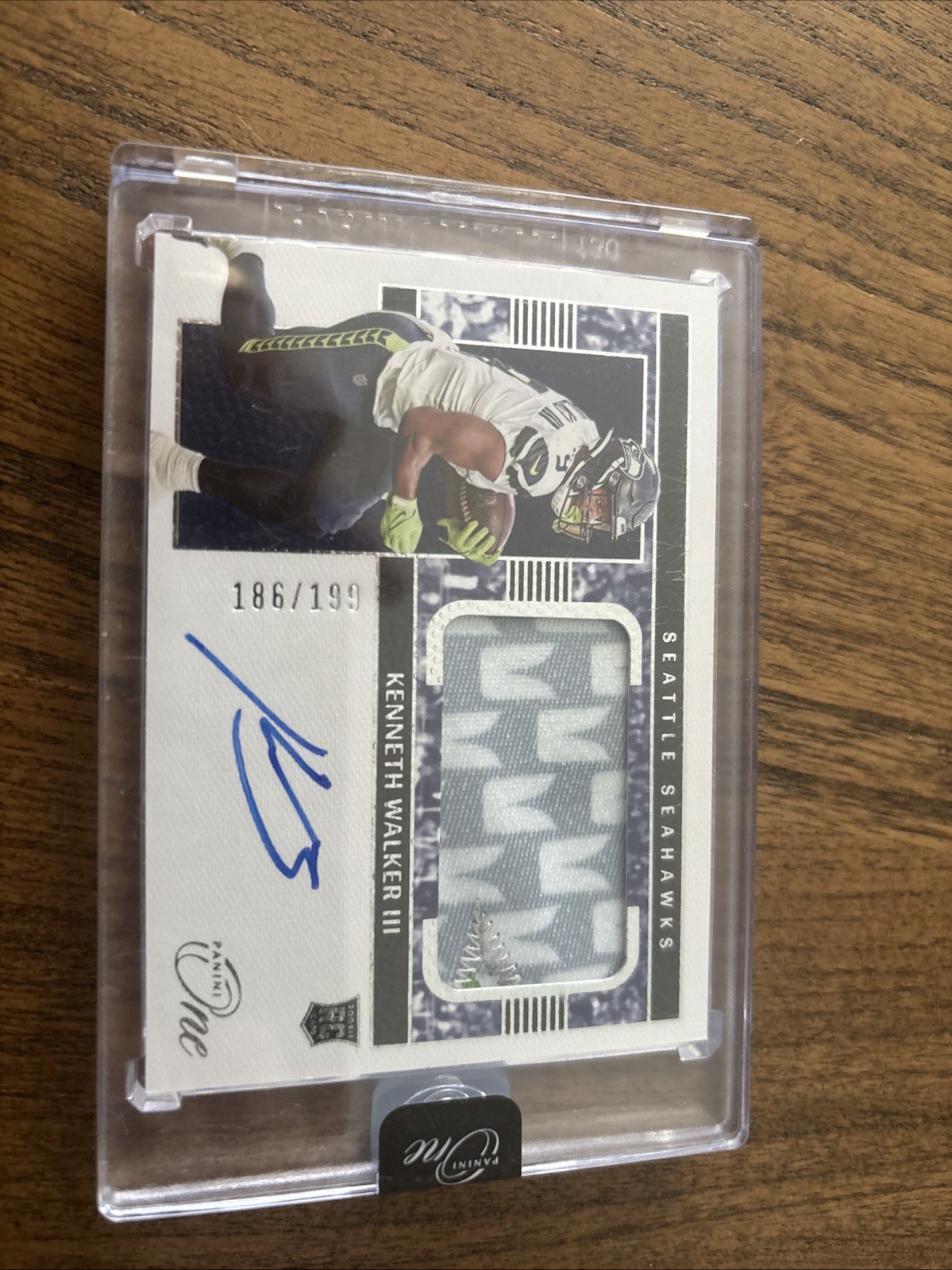2022 Panini One Kenneth Walker Rpa 186/199