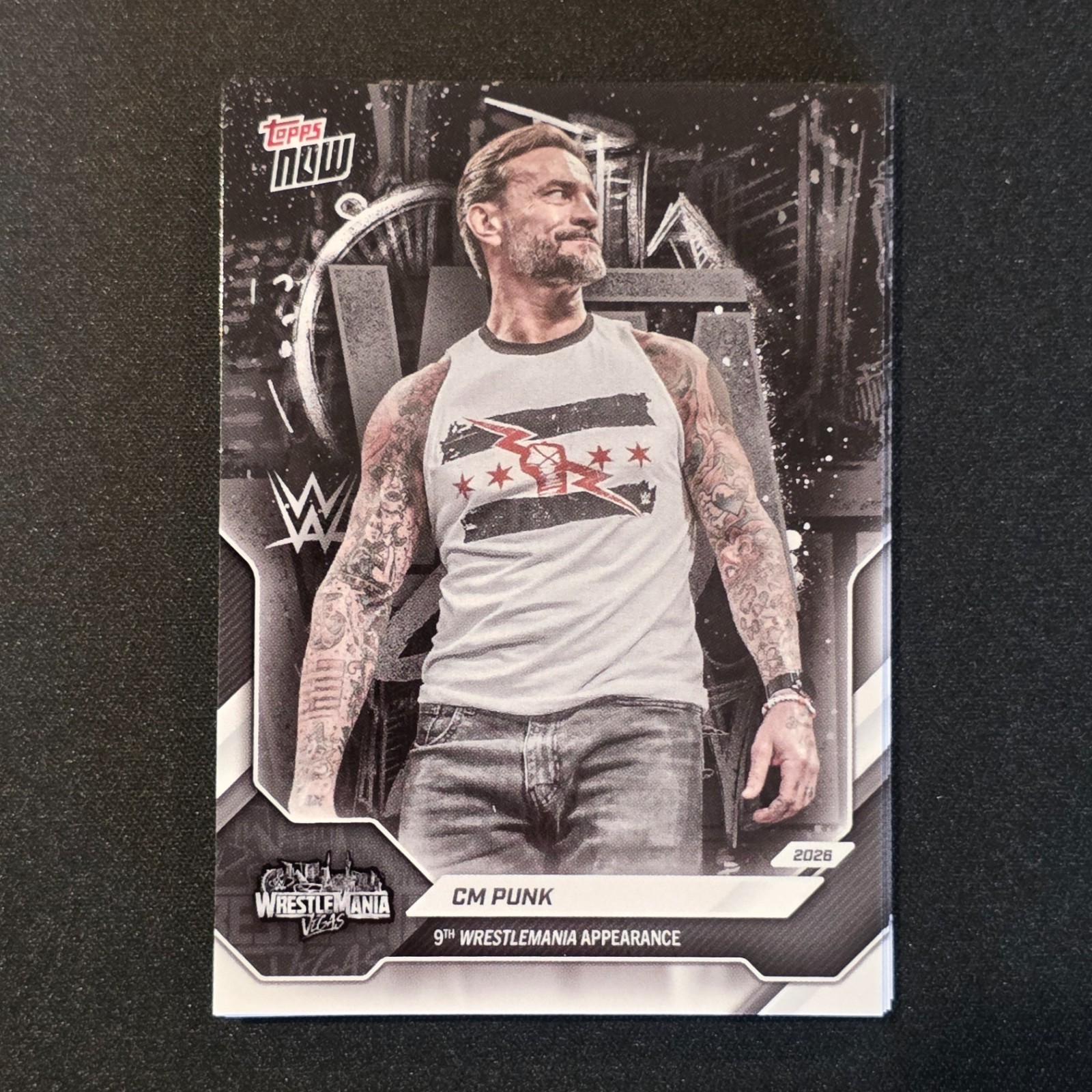 2026 WWE Topps Now WrestleMania Vegas Set CM Punk #4