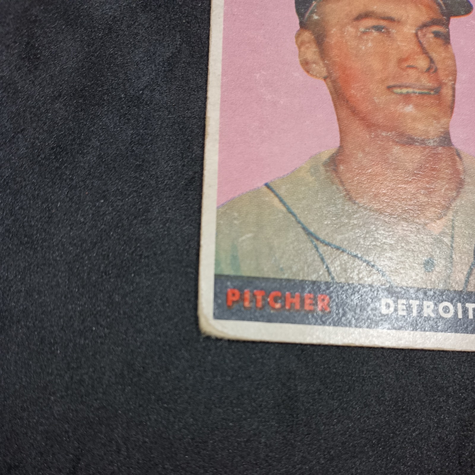 1958 Topps #115 Jim Bunning Has Surface Damage and Marks